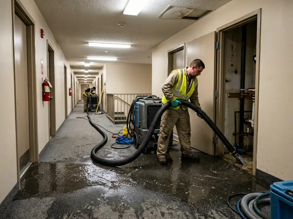 multi-unit-apartment-hallway-f-005 — frequently asked questions, Emergency Burst Pipe Water Extraction & Removal in Tuscaloo…